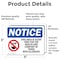 Signmission This Area Is Scent Free For Sign With Symbol, 5 in W x Rectangle, Vinyl Decal OS-2PACK-NS-D-35-L-18589 - alternate 3